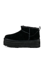 UGG Classic Ultra Mini Platform Boot in Black, view 5, click to view large image.