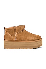UGG Classic Ultra Mini Platform Boot in Chestnut, view 1, click to view large image.