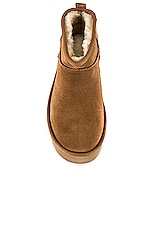 UGG Classic Ultra Mini Platform Boot in Chestnut, view 4, click to view large image.