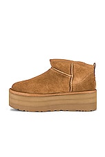 UGG Classic Ultra Mini Platform Boot in Chestnut, view 5, click to view large image.