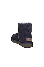 UGG Classic Mini II Boot in Eve Blue, view 3, click to view large image.