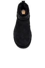 UGG Classic Ultra Mini Boot in Black, view 4, click to view large image.