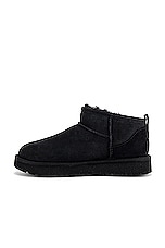 UGG Classic Ultra Mini Boot in Black, view 5, click to view large image.