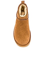 UGG Classic Ultra Mini Boot in Chestnut, view 4, click to view large image.