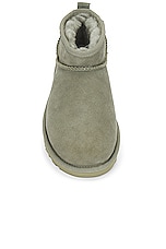 UGG Classic Ultra Mini Boot in Shaded Clover, view 4, click to view large image.