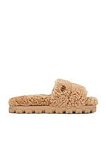 UGG Cozetta Curly Slipper in Chestnut, view 1, click to view large image.