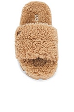 UGG Cozetta Curly Slipper in Chestnut, view 4, click to view large image.