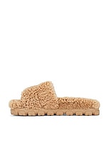 UGG Cozetta Curly Slipper in Chestnut, view 5, click to view large image.