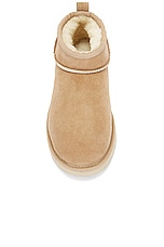 UGG Classic Ultra Mini Boot in Sand, view 4, click to view large image.