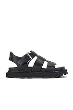 UGG Capitelle Strap Sandal in Black, view 1, click to view large image.