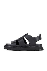 UGG Capitelle Strap Sandal in Black, view 5, click to view large image.