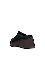 UGG New Heights Clog in Black, view 3, click to view large image.