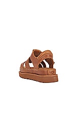 UGG Goldenstar Strap Sandal in Tan, view 3, click to view large image.