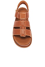 UGG Goldenstar Strap Sandal in Tan, view 4, click to view large image.