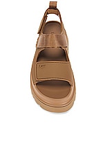 UGG Goldenglow Sandal in Bison Brown, view 4, click to view large image.