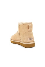 UGG Classic Mini II Boot in Sand, view 3, click to view large image.