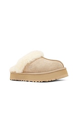 UGG Disquette Slipper in Sand, view 2, click to view large image.