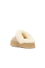 UGG Disquette Slipper in Sand, view 3, click to view large image.