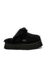 UGG Disquette Slipper in Black, view 1, click to view large image.