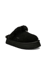 UGG Disquette Slipper in Black, view 2, click to view large image.