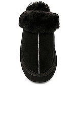 UGG Disquette Slipper in Black, view 4, click to view large image.