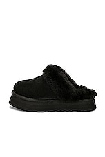 UGG Disquette Slipper in Black, view 5, click to view large image.
