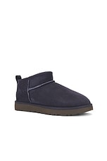 UGG Classic Ultra Mini Boot in Eve Blue, view 2, click to view large image.