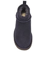 UGG Classic Ultra Mini Boot in Eve Blue, view 4, click to view large image.