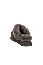 UGG Disquette Slipper in Charcoal, view 3, click to view large image.