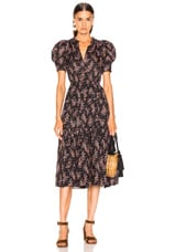 Ulla Johnson Corrine Dress in Jet FWRD