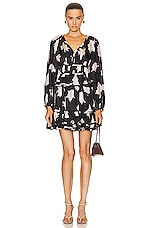 Ulla Johnson Emery Dress in Noir Blur, view 1, click to view large image.