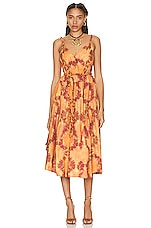 Ulla Johnson Valentina Dress in Red Topaz, view 1, click to view large image.
