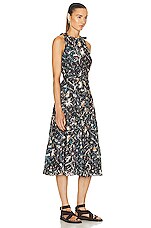 Ulla Johnson Mariam Dress in Jet, view 2, click to view large image.