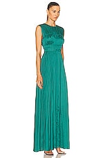 Ulla Johnson Delia Gown in Jadeite, view 2, click to view large image.