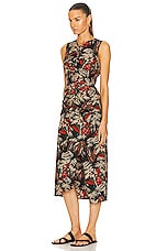 Ulla Johnson Edlyn Dress in Anthurium, view 3, click to view large image.