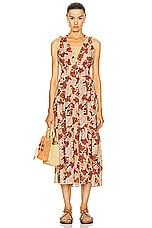 Ulla Johnson Aralyn Dress in Cactus Flower, view 1, click to view large image.