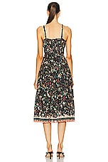 Ulla Johnson Anisa Dress in Obsidian Botanica, view 3, click to view large image.