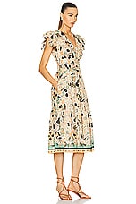 Ulla Johnson Angelica Dress in Pearl Flora, view 2, click to view large image.
