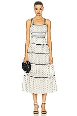 Ulla Johnson Clemente Dress in Ivory, view 1, click to view large image.