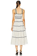 Ulla Johnson Clemente Dress in Ivory, view 3, click to view large image.