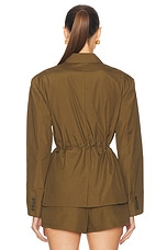 Ulla Johnson Marisol Jacket in Militaire, view 3, click to view large image.