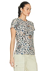 Ulla Johnson Estelle T-shirt in Clematis, view 2, click to view large image.