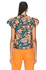 Ulla Johnson Evelyn Top in Delphinium, view 3, click to view large image.