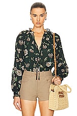 Ulla Johnson Kaitlyn Blouse in Balsam, view 1, click to view large image.