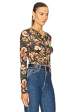 Ulla Johnson Ricci Top in Evergreen, view 2, click to view large image.
