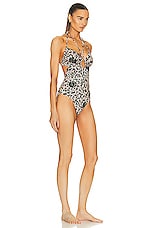 Ulla Johnson Aaliya Maillot Swimsuit in Agave, view 2, click to view large image.