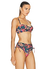 Ulla Johnson Zahara Bikini Top in Delphinium, view 2, click to view large image.