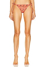 Ulla Johnson Brynn Bikini Bottom in Rosa, view 1, click to view large image.