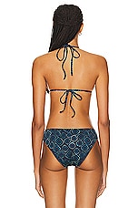 Ulla Johnson Maya Bikini Top in Aquamarine, view 3, click to view large image.