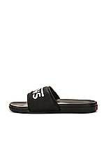 Vans Slide On in Black, view 5, click to view large image.
